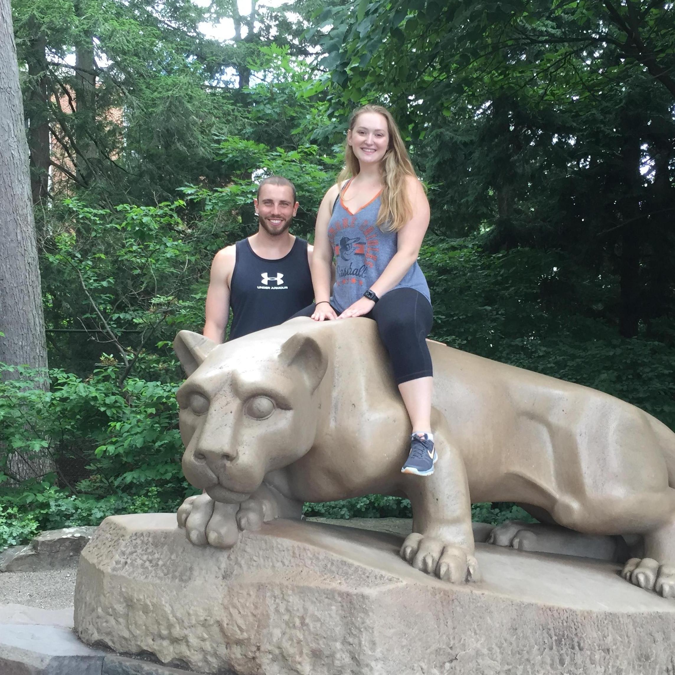 Nittany Lion Shrine.  PS(Ilove)U. July 2018.