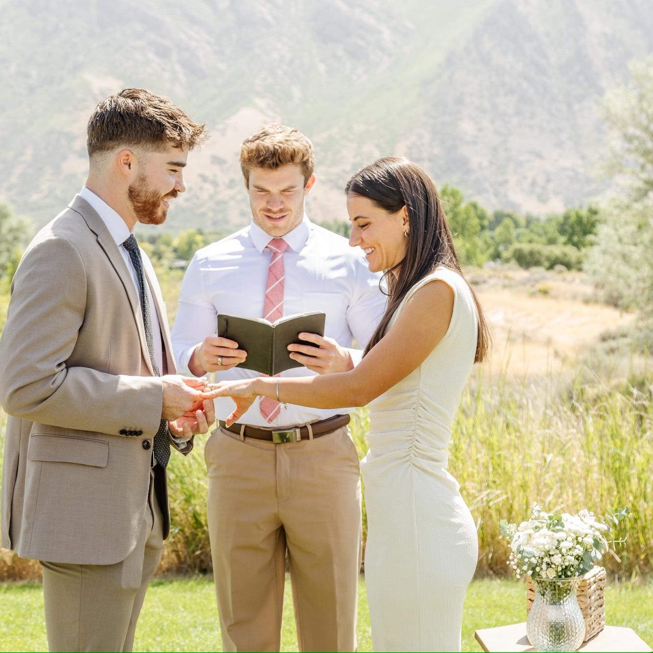 Our little elopement ceremony in June