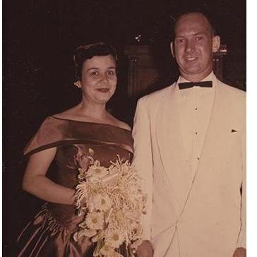 Bob Boucher with Yolanda (Susan and Sally’s mom) After Bob was killed in active duty, she remarried and became Yolanda Auman, and Sally and Susan took the Auman surname.