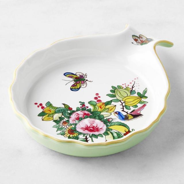 Famille Rose Spoon Rest, Porcelain