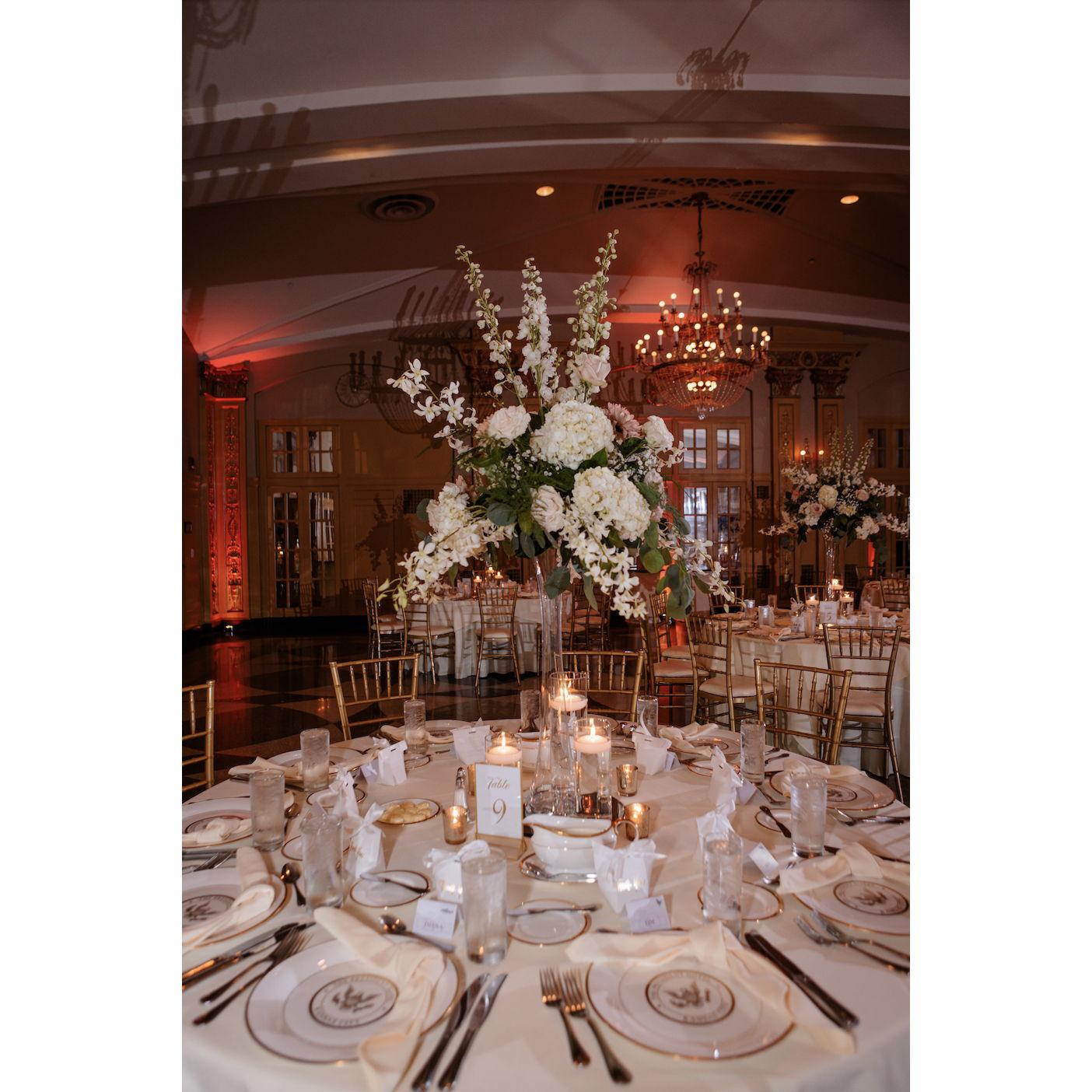 Reception Table Decor