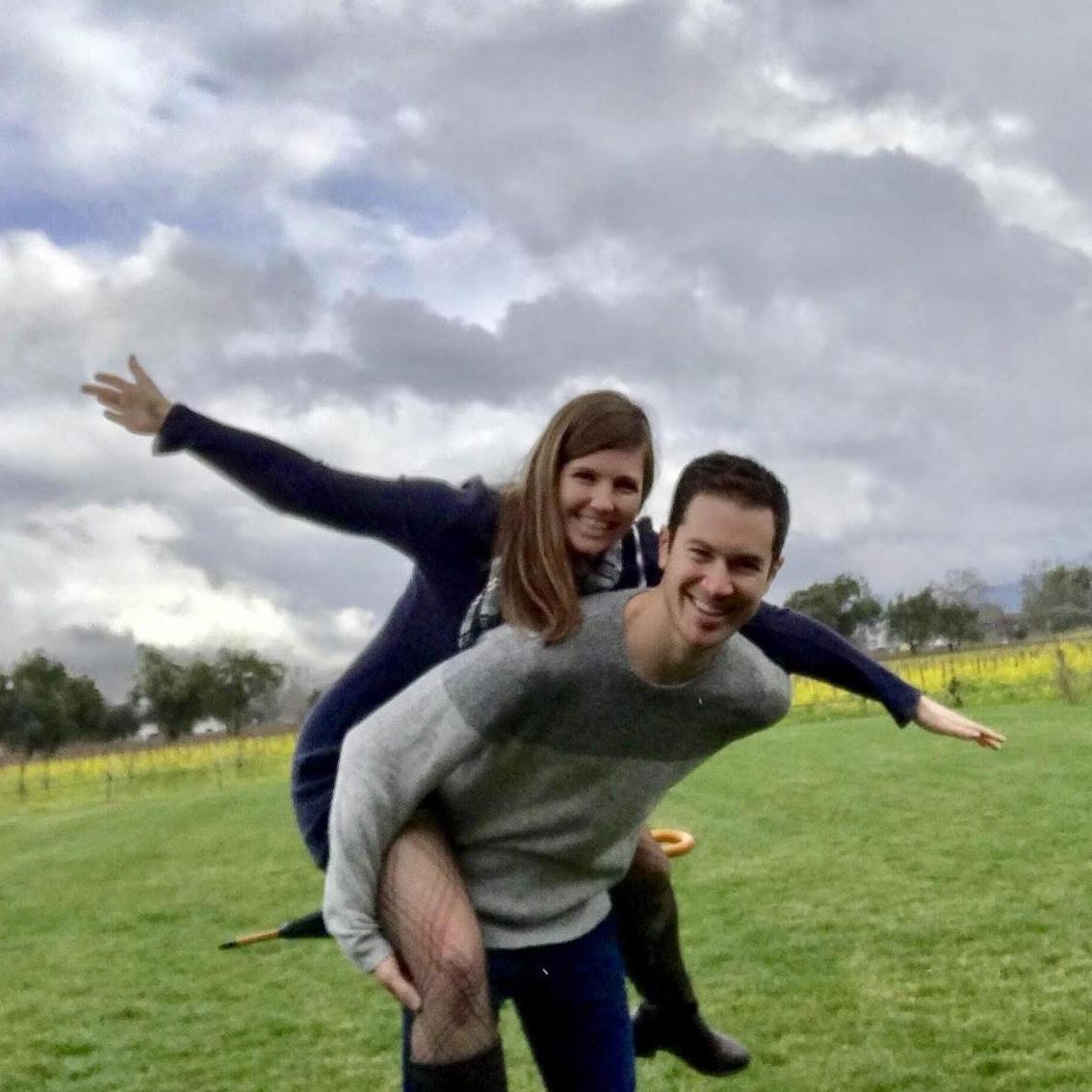 Our first anniversary in Napa!