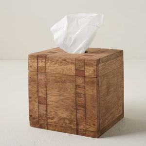 Wooden Tissue Box Holder