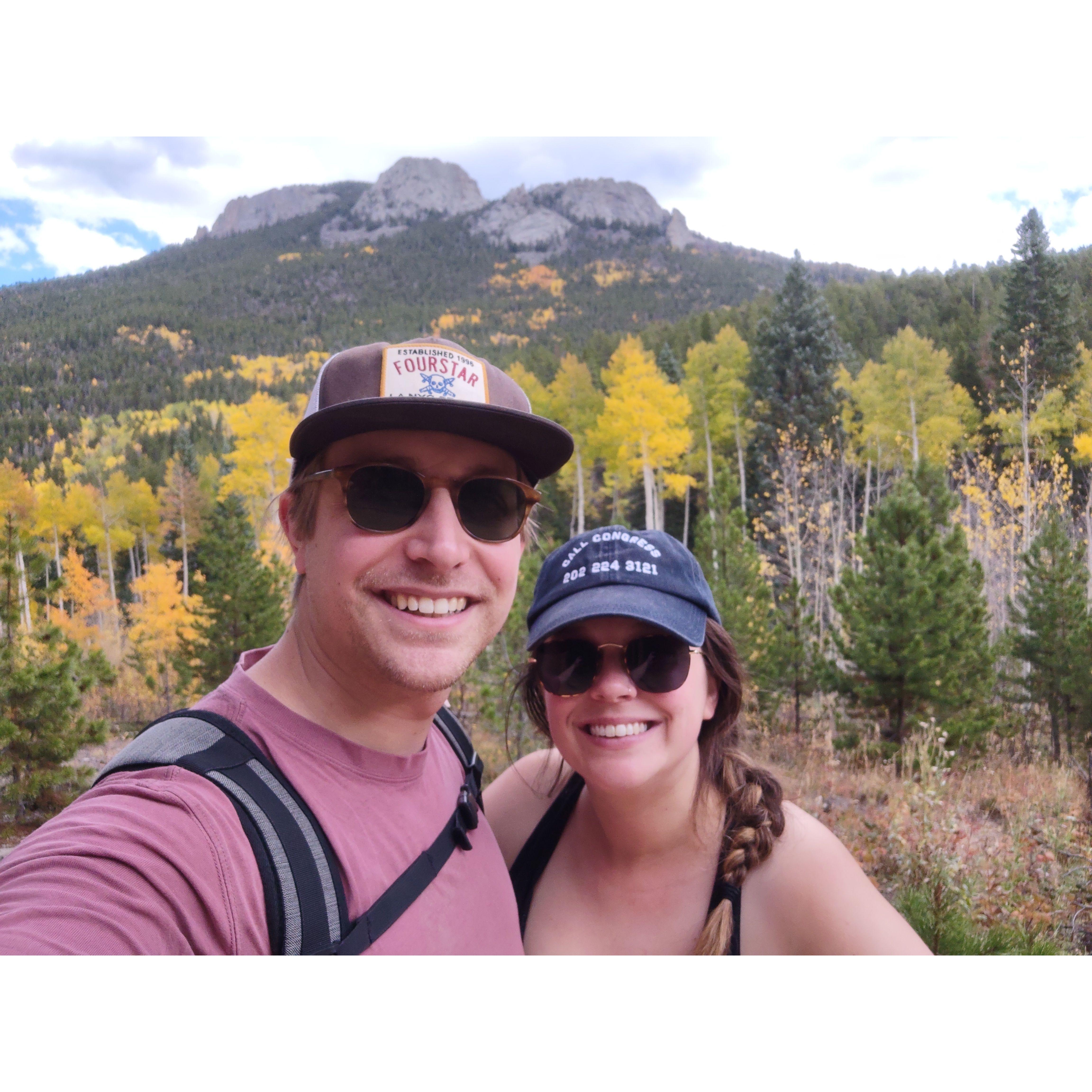 One of our first hikes in Colorado at Roxborough State Park