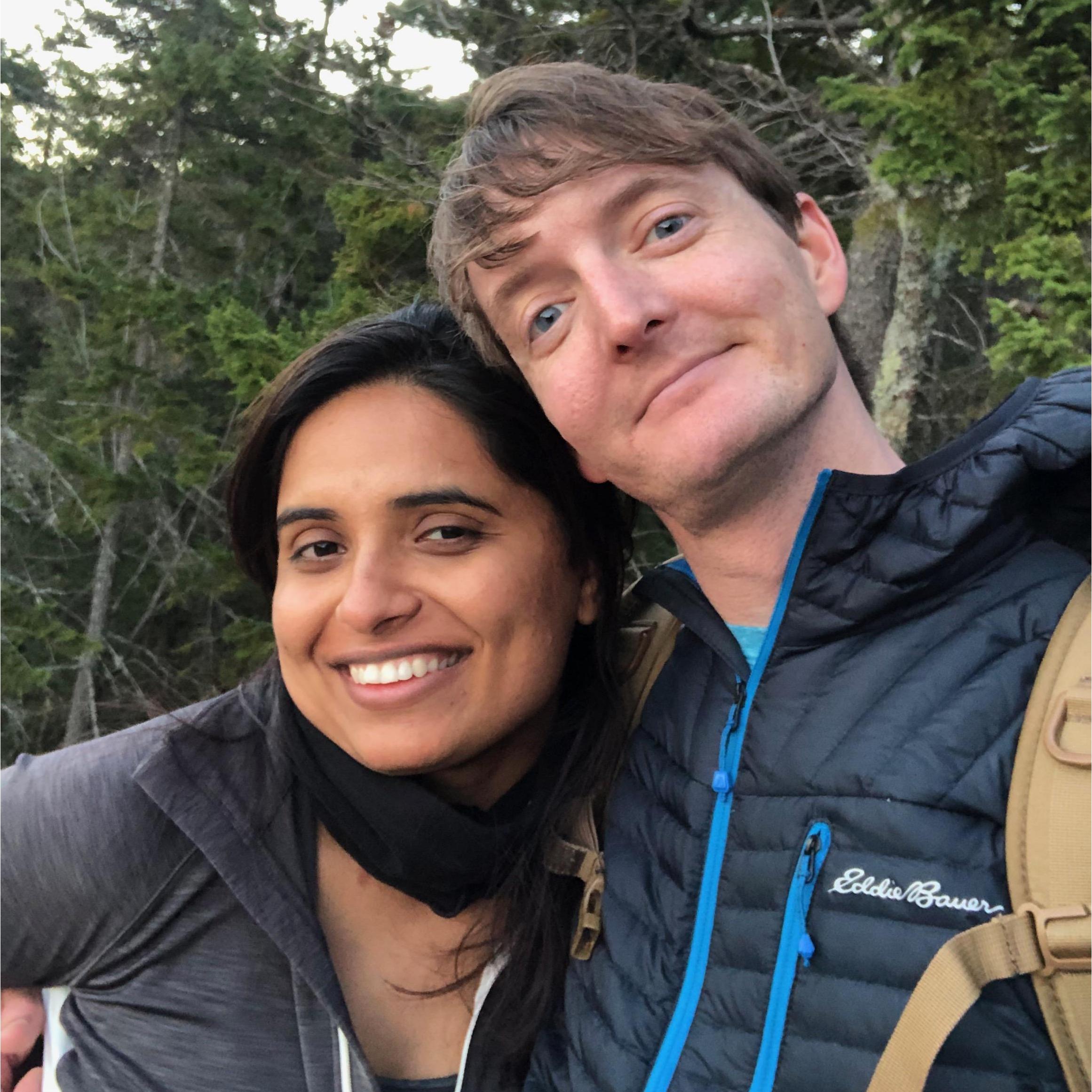 The first time we went on a hike! It is now our favorite thing to do :)