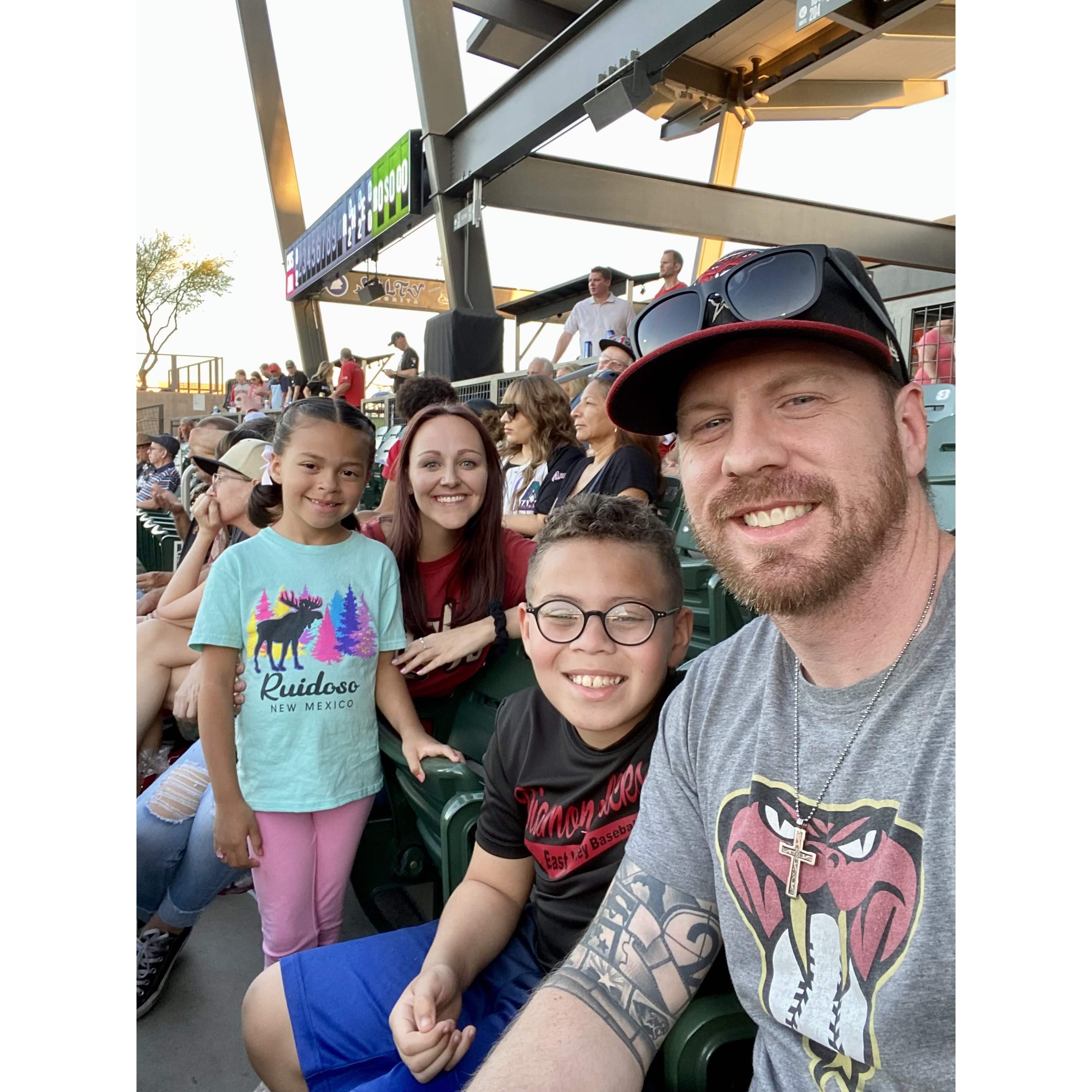 First Diamondbacks game!