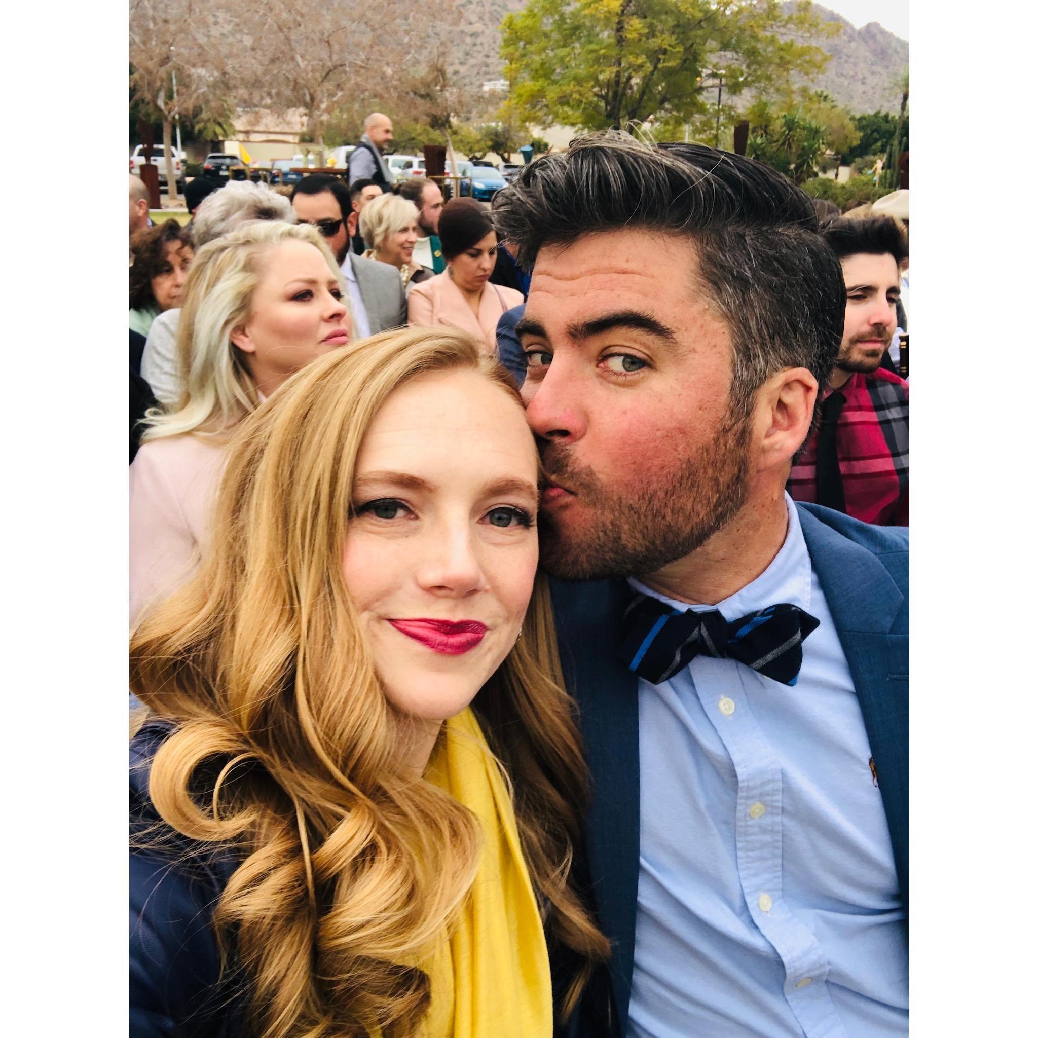 Our first wedding!