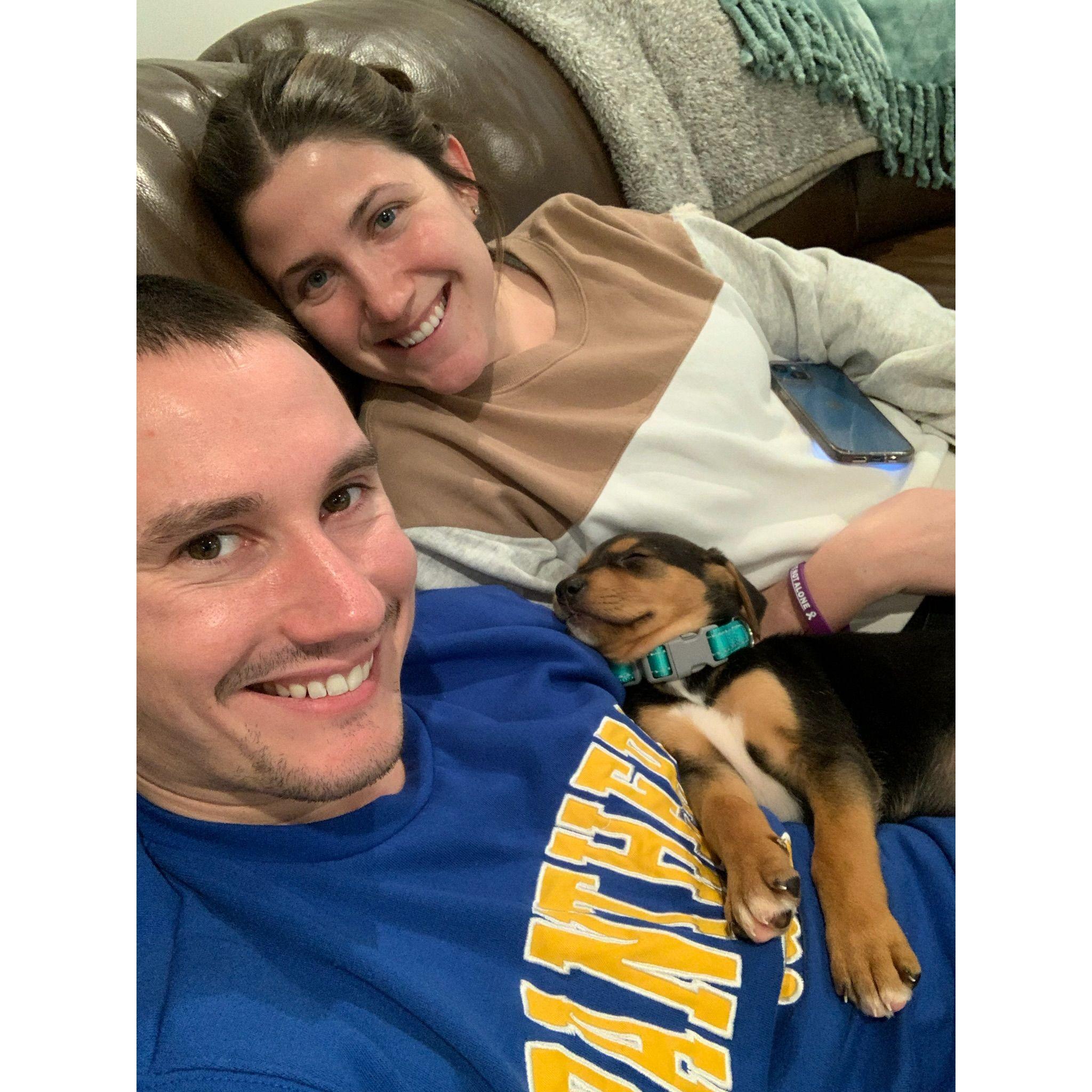 Our first family selfie
