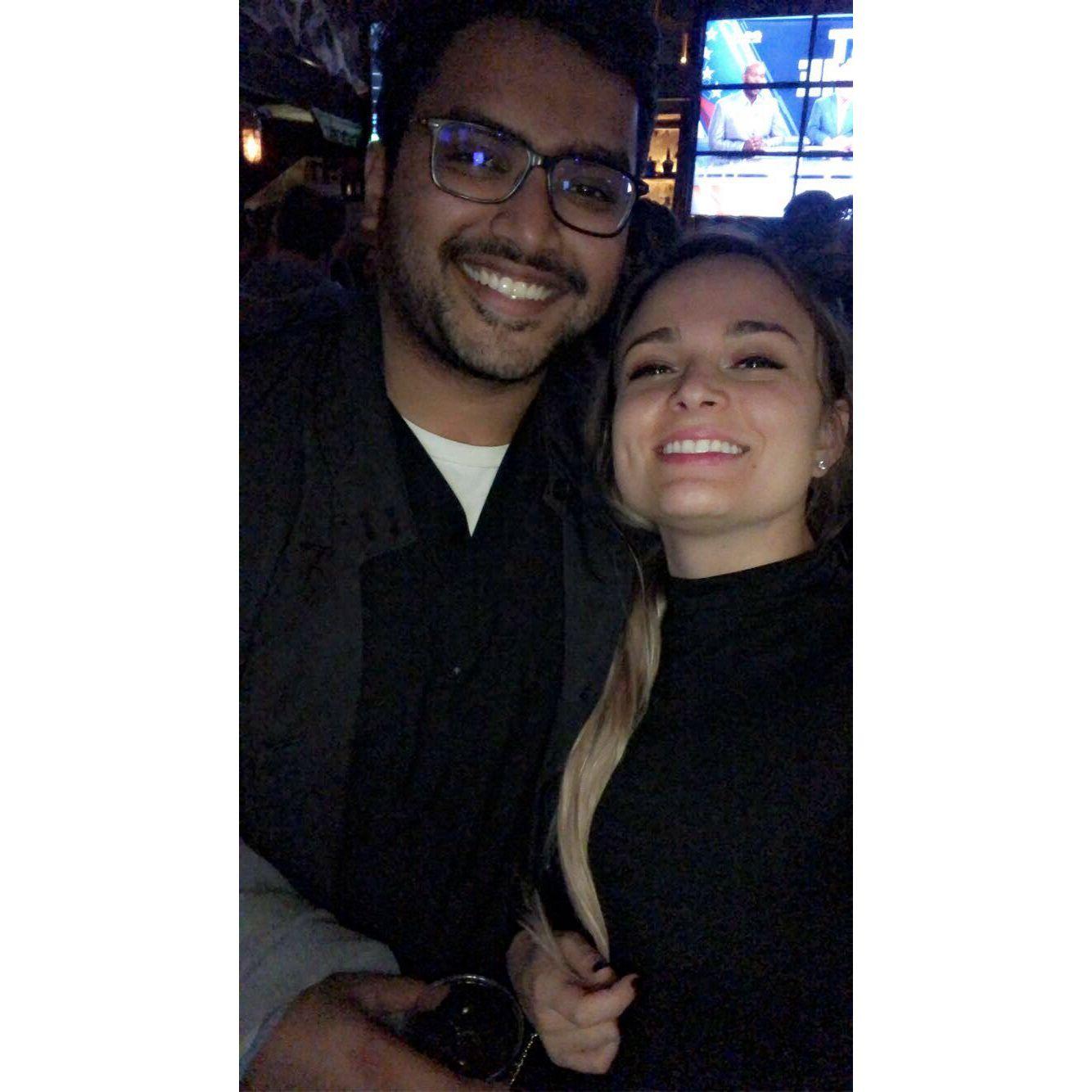 Our first picture together