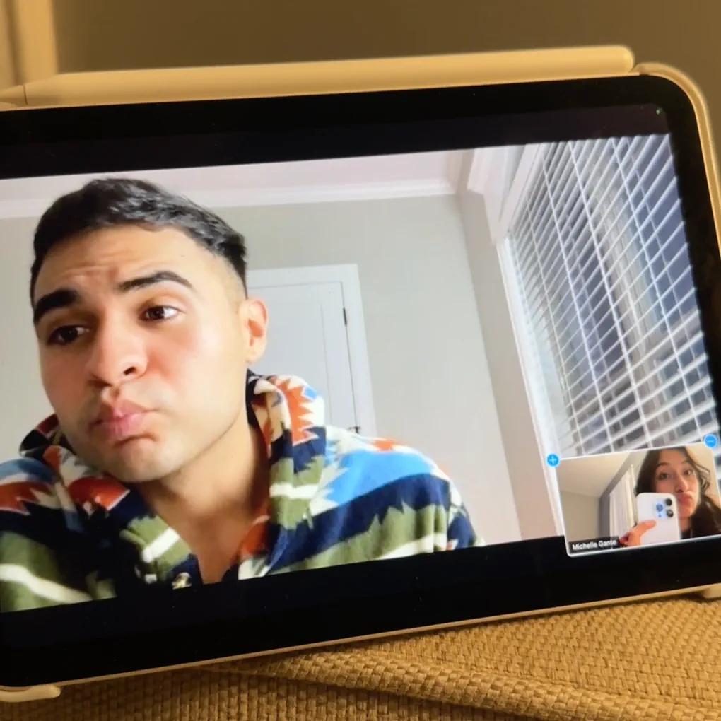 One of Many Facetime calls and studies