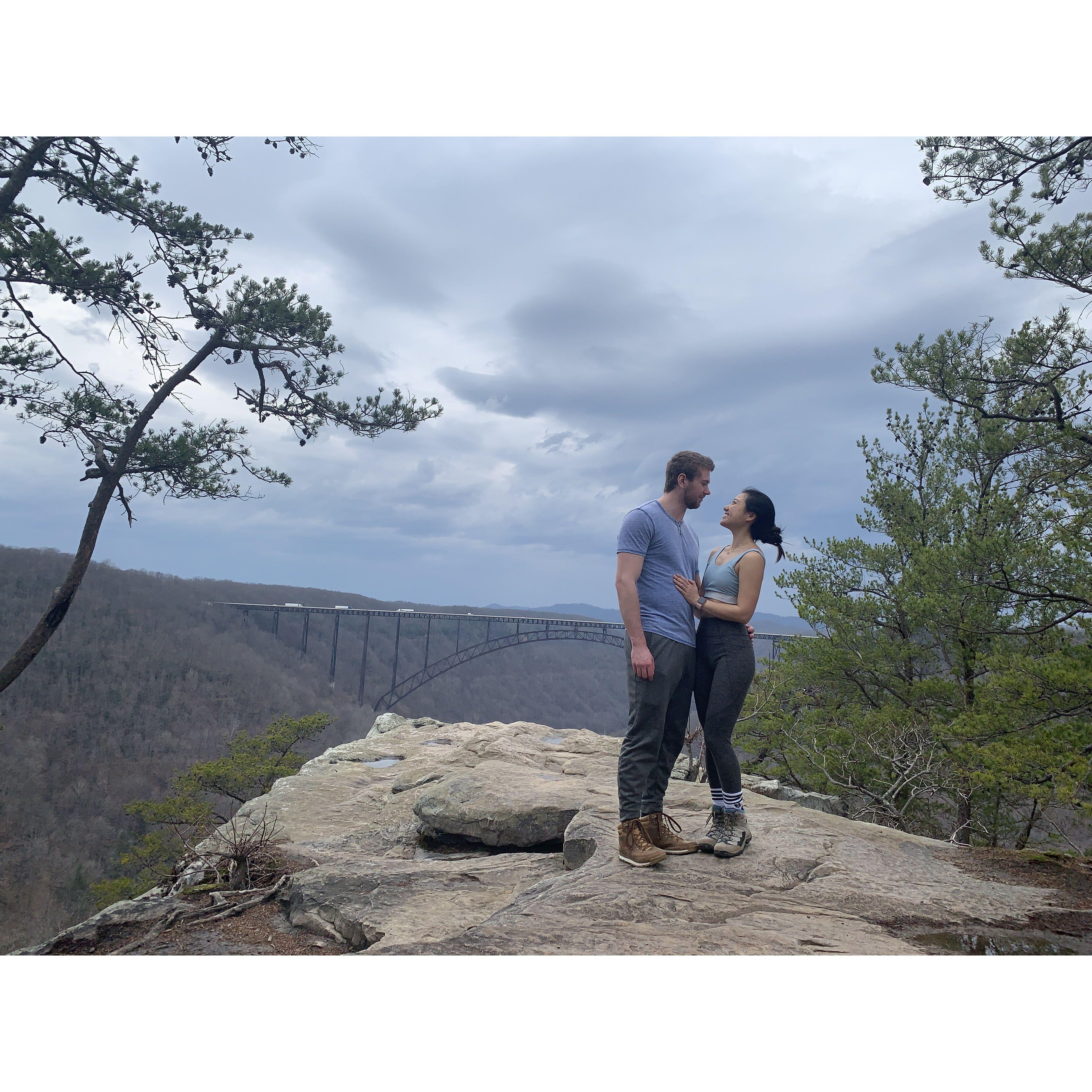 First stop was the New River Gorge Bridge in West Virginia