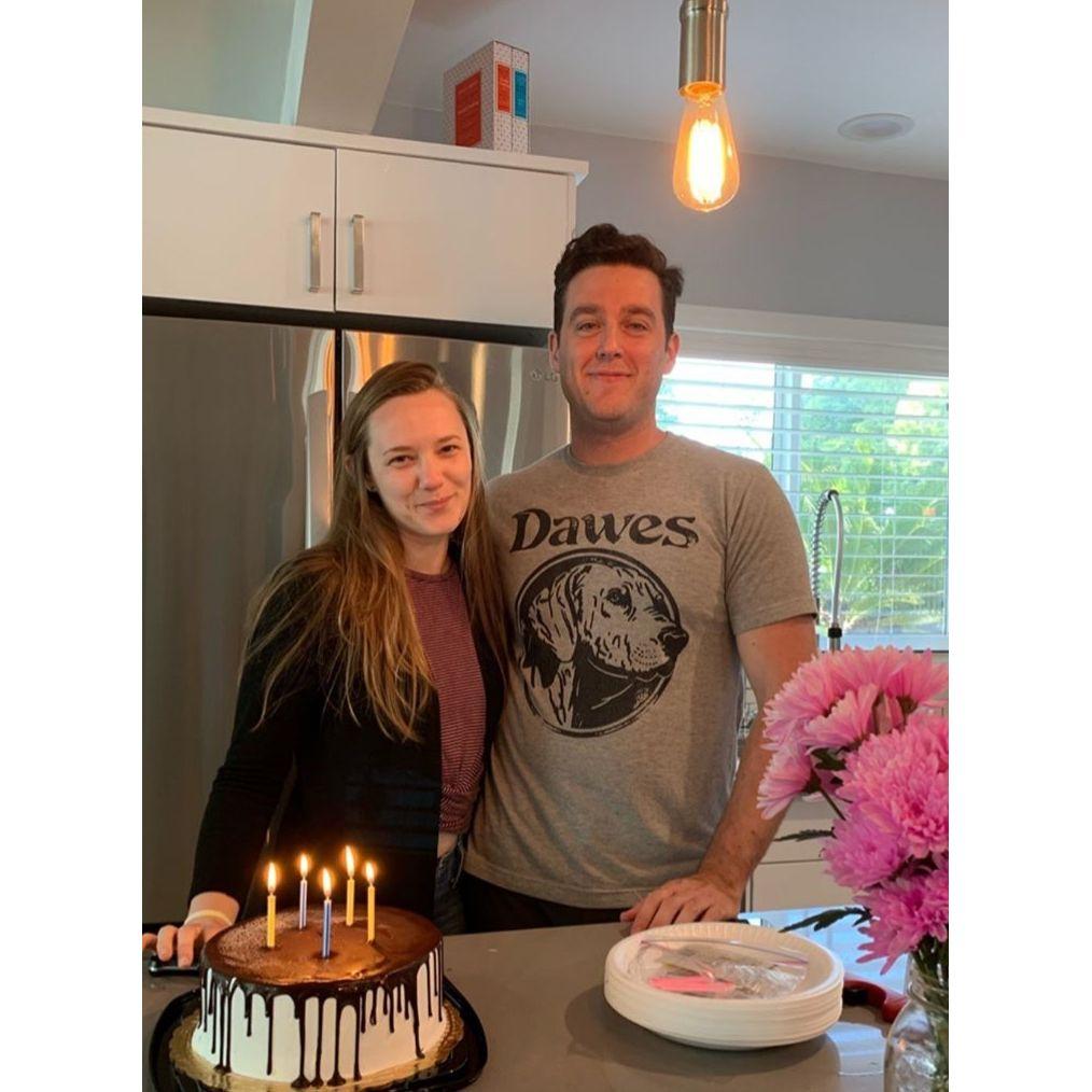 Zoe's 28th birthday at Jason & Jenny's house 🎂