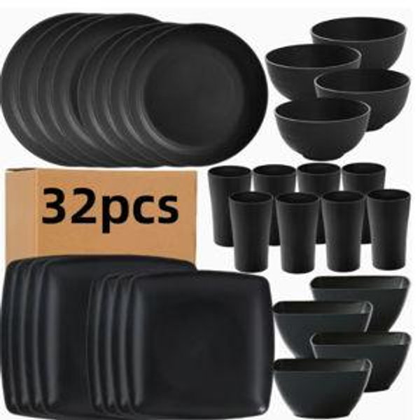 16pcs Kitchen Large Size Dinnerware Set
