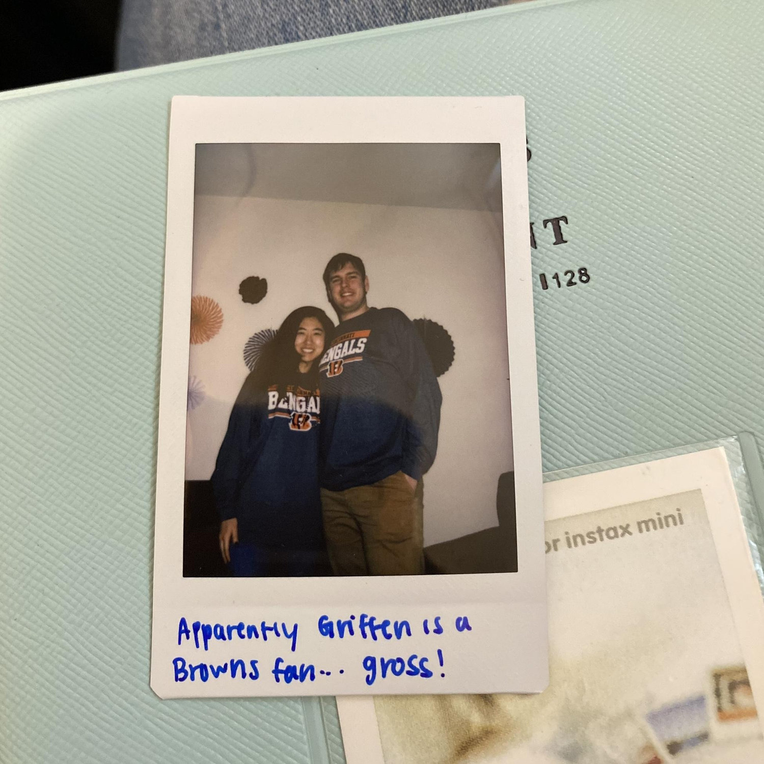 Cece had to pay Griffen to wear this Bengals shirt for the 2022 Super Bowl…