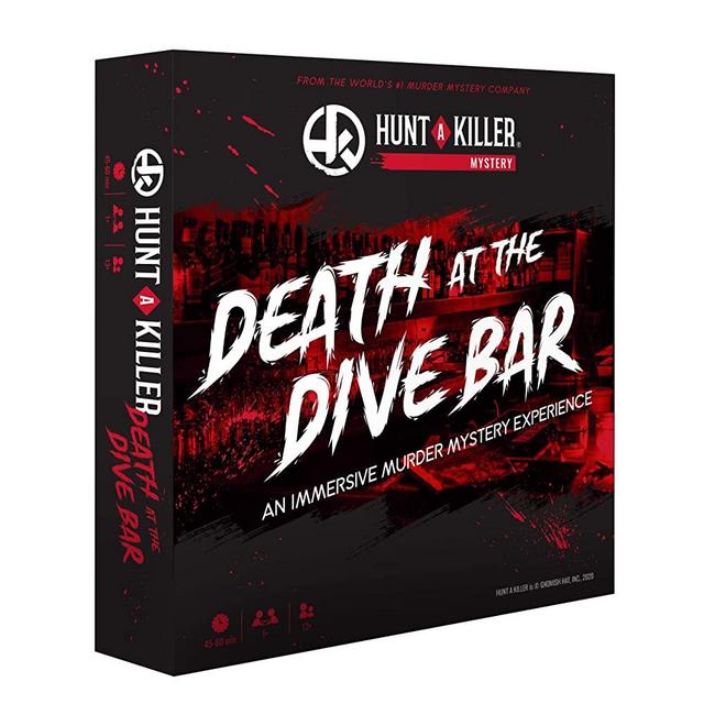 Hunt A Killer Death at The Dive Bar, Immersive Murder Mystery Game -Take on the Unsolved Case as an Independent Challenge, for Date Night or with Family & Friends as Detectives for Game Night, Age 14+