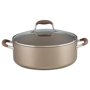 Anolon® Advanced Umber 7.5 qt. Covered Wide Stock Pot
