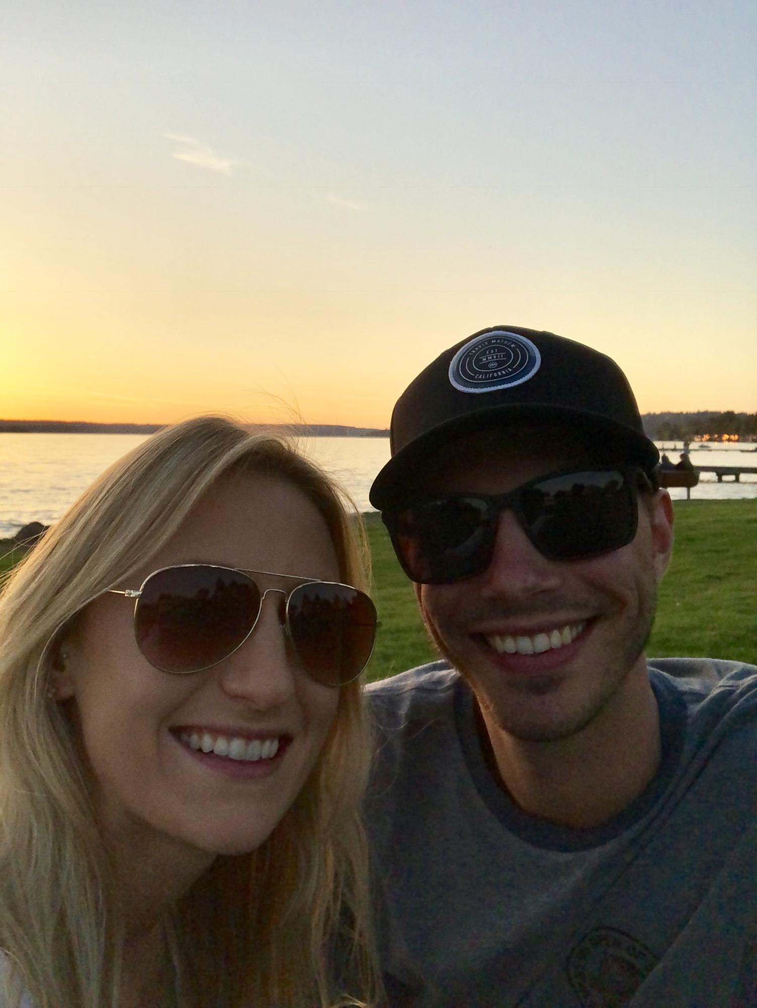 Enjoying Kirkland sunsets. So magical!