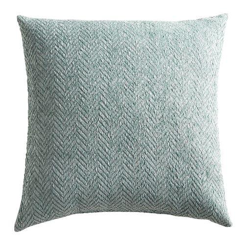 ivory Herringbone Chenille Ivory Pillow