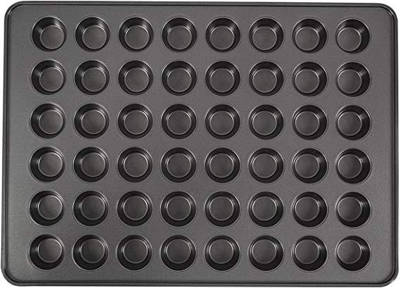Wilton Perfect Results Premium Non-Stick Mega Mini-Size Muffin and Cupcake Baking Pan, Mini 48-Cup