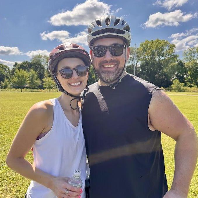 Joey's favorite activity, biking!