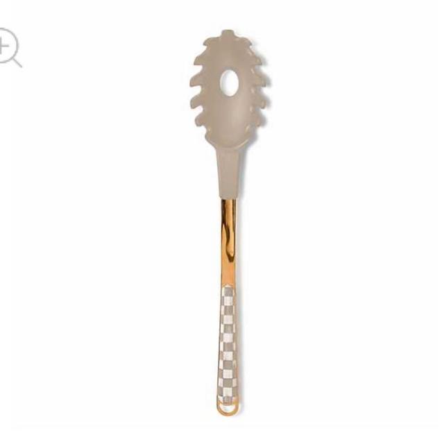 Mocha Check pasta Spoon