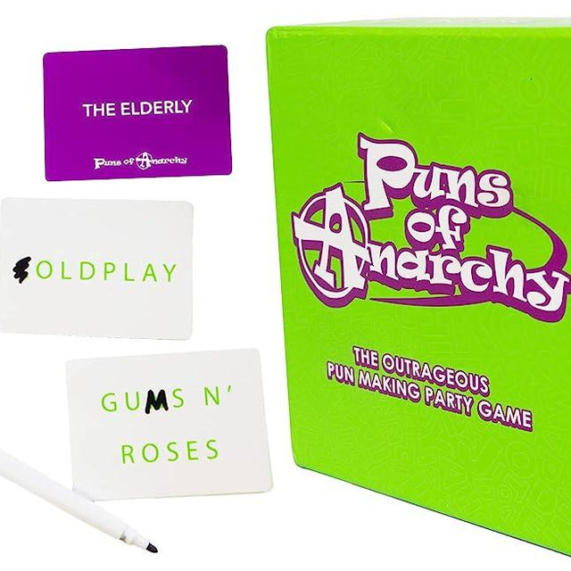 Puns of Anarchy - The Outrageous Pun-Making Game - No Bands, Movies, or Famous Things are Safe from Becoming Hilarious Wordplay Game for Creative People