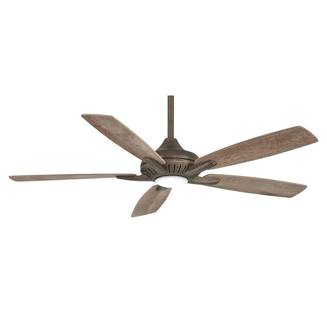 MINKA-AIRE F1000-HBZ Dyno 52 Inch Indoor Ceiling Fan with Integrated LED 16W Dimmable Light in Heirloom Bronze Finish