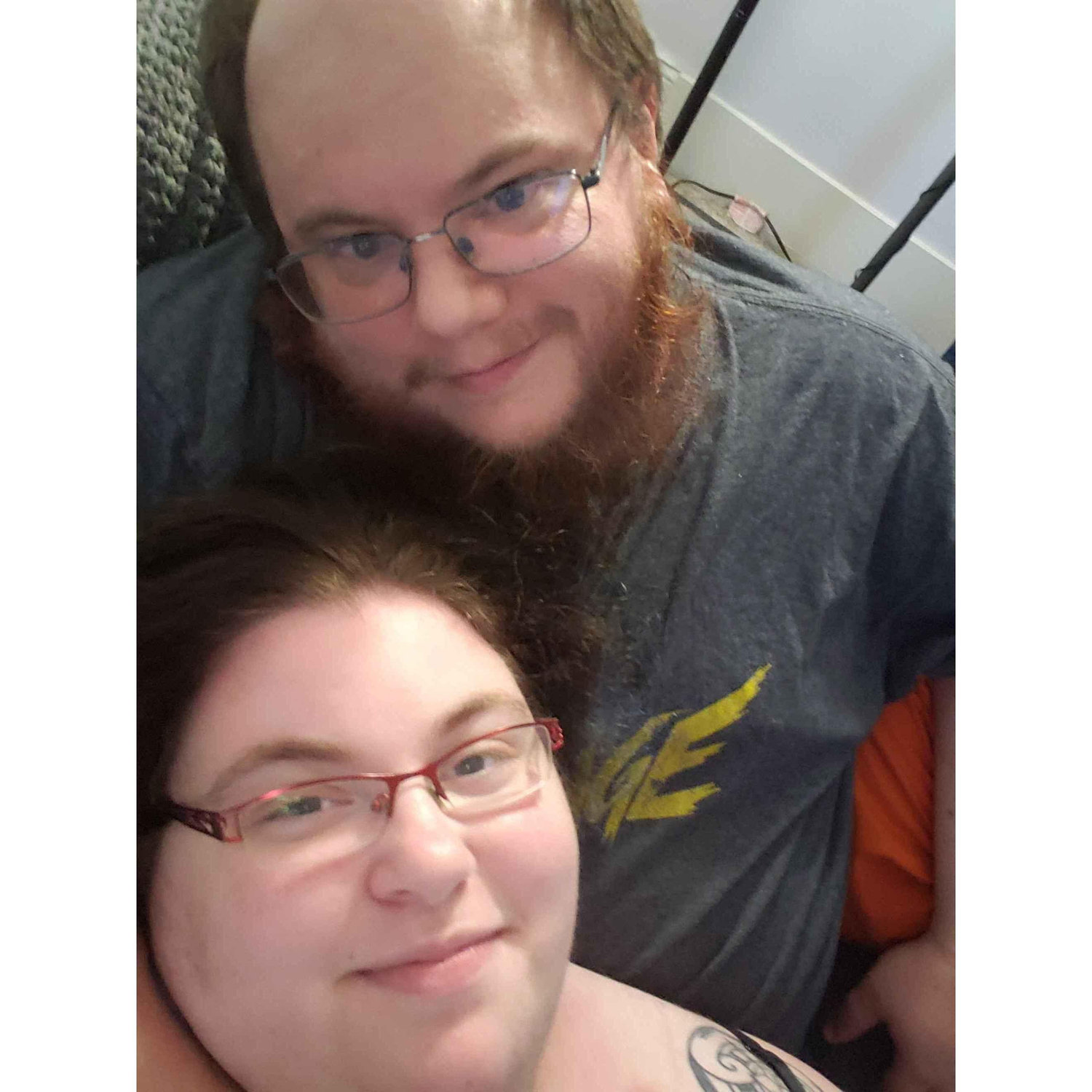 Hanging out on our first date