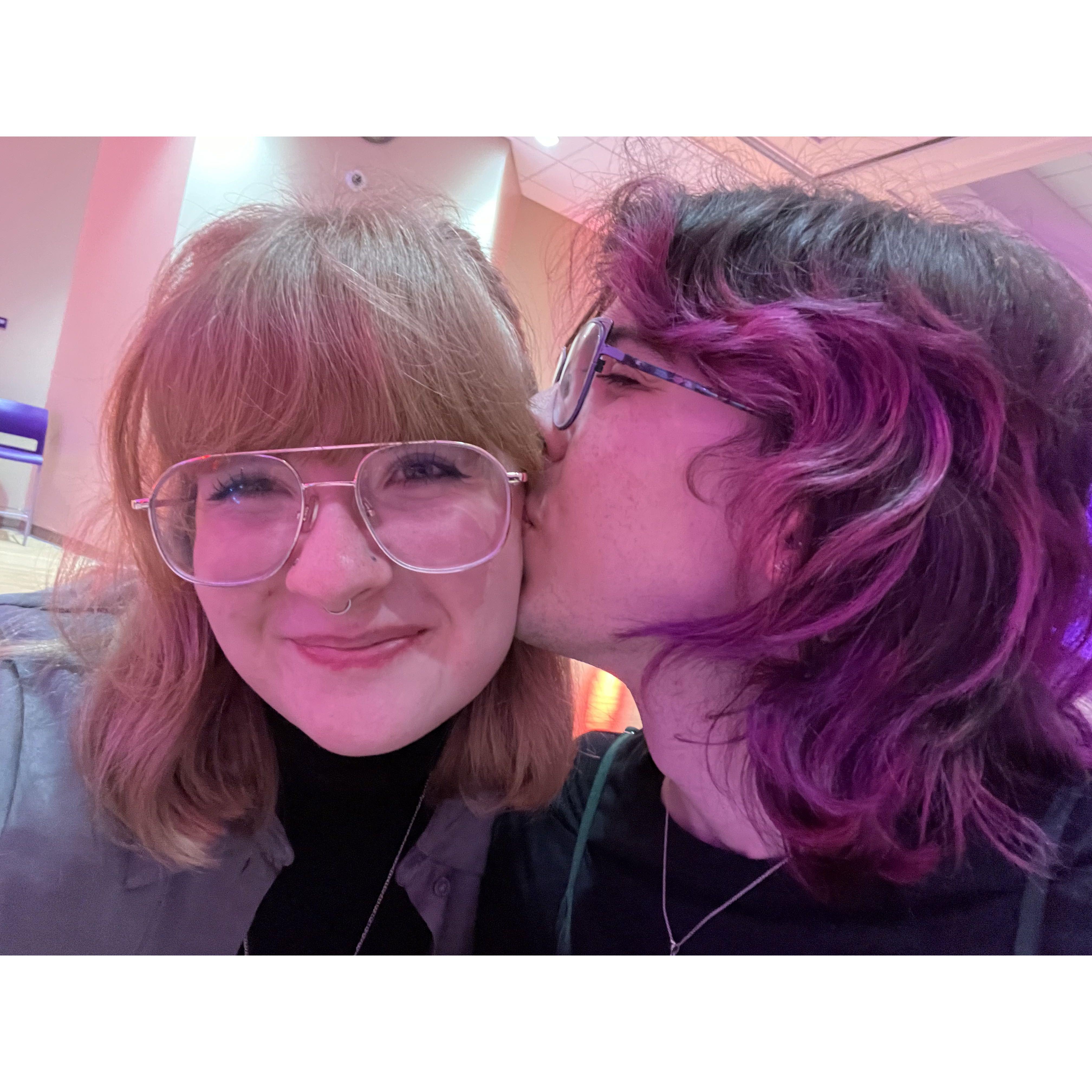 Photo from a queer valentine's day dinner!
