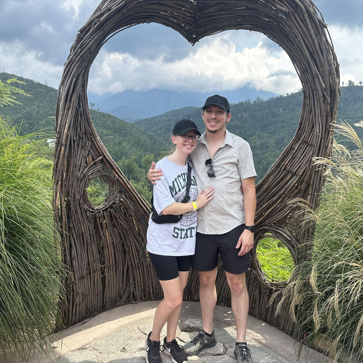 This was Mike and Kennedy's second trip to Gatlinburg in 2022 for their friend's wedding!