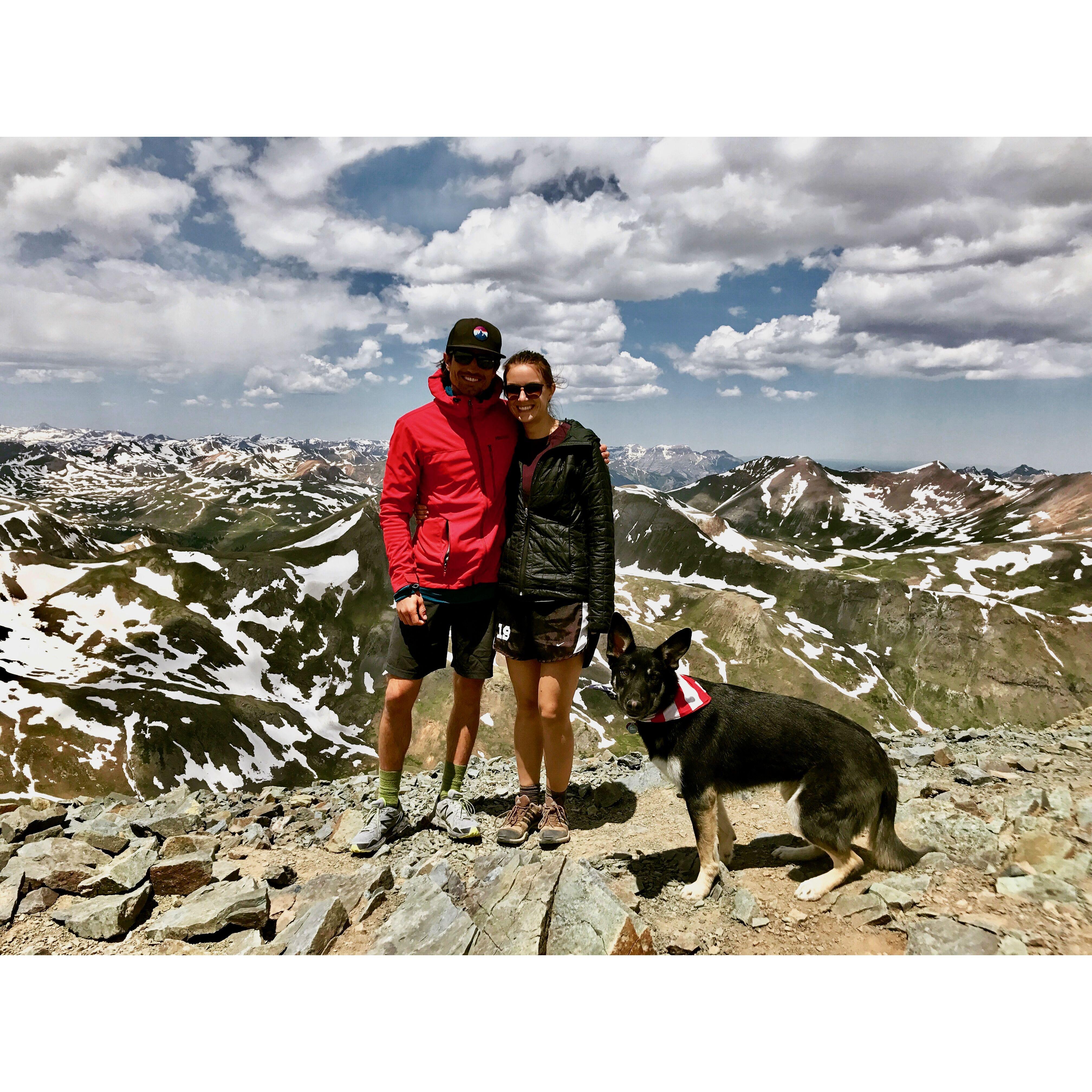 Hiking a 14er with Sierra