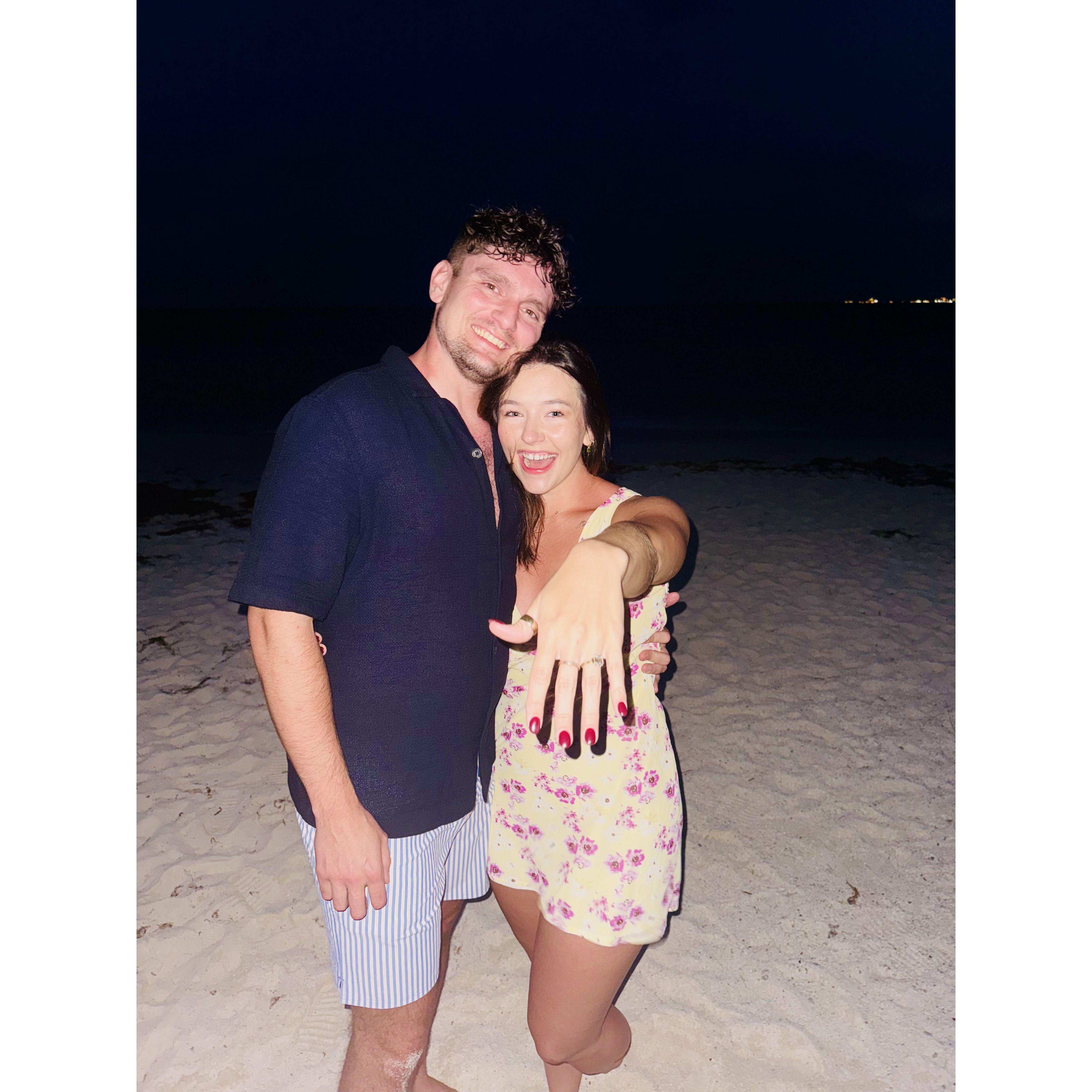 The night of the proposal!