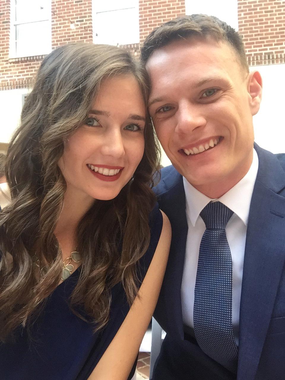 Wedding guests at a friend’s wedding in Alexandria, VA
