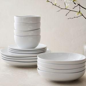 West Elm Organic Porcelain Dinnerware Set