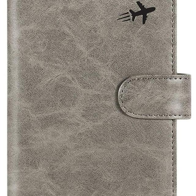 Passport Holder Cover Wallet RFID Blocking Leather Card Case Travel Accessories for Women Men