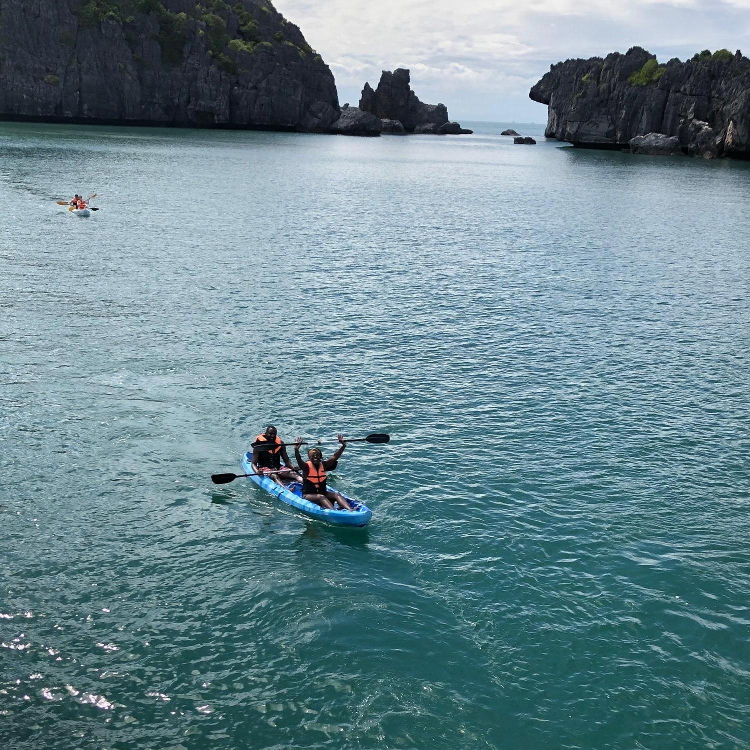 Ocean kayaking in Thailand.
September 2019.