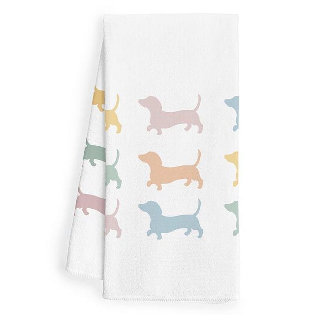 WFSM Wiener Dog Gifts Kitchen Towels - Dog Hand Towels, Wiener Dog Gifts Tea Towels, Dachshund Gifts, Dachshund Gifts for Women, Dachshund Decor, Dog Mom Gifts Kitchen Towels, 16×24 Inches