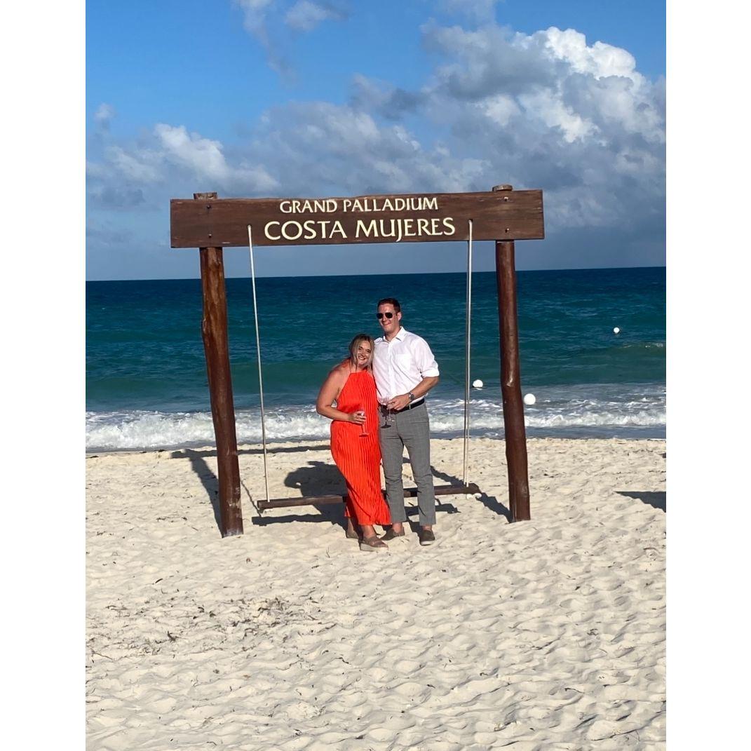 Our first trip to Costa Mujeres, Mexico for a friends wedding. This experience helped us solidify the idea that we wanted a tropical destination wedding for ourselves.