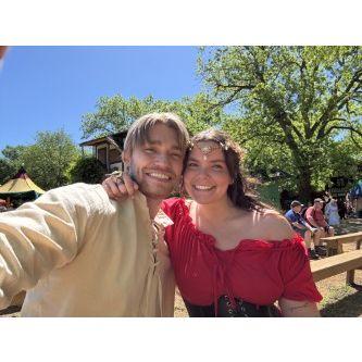 We went to a Renaissance Festival with some friends!