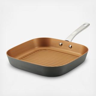 Hard Anodized Deep Square Grill Pan