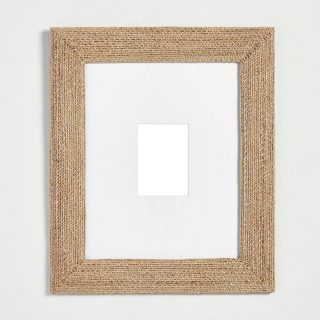 Abaca Rope Woven Frame, 21.5"x25.5" (5"x7" Opening)