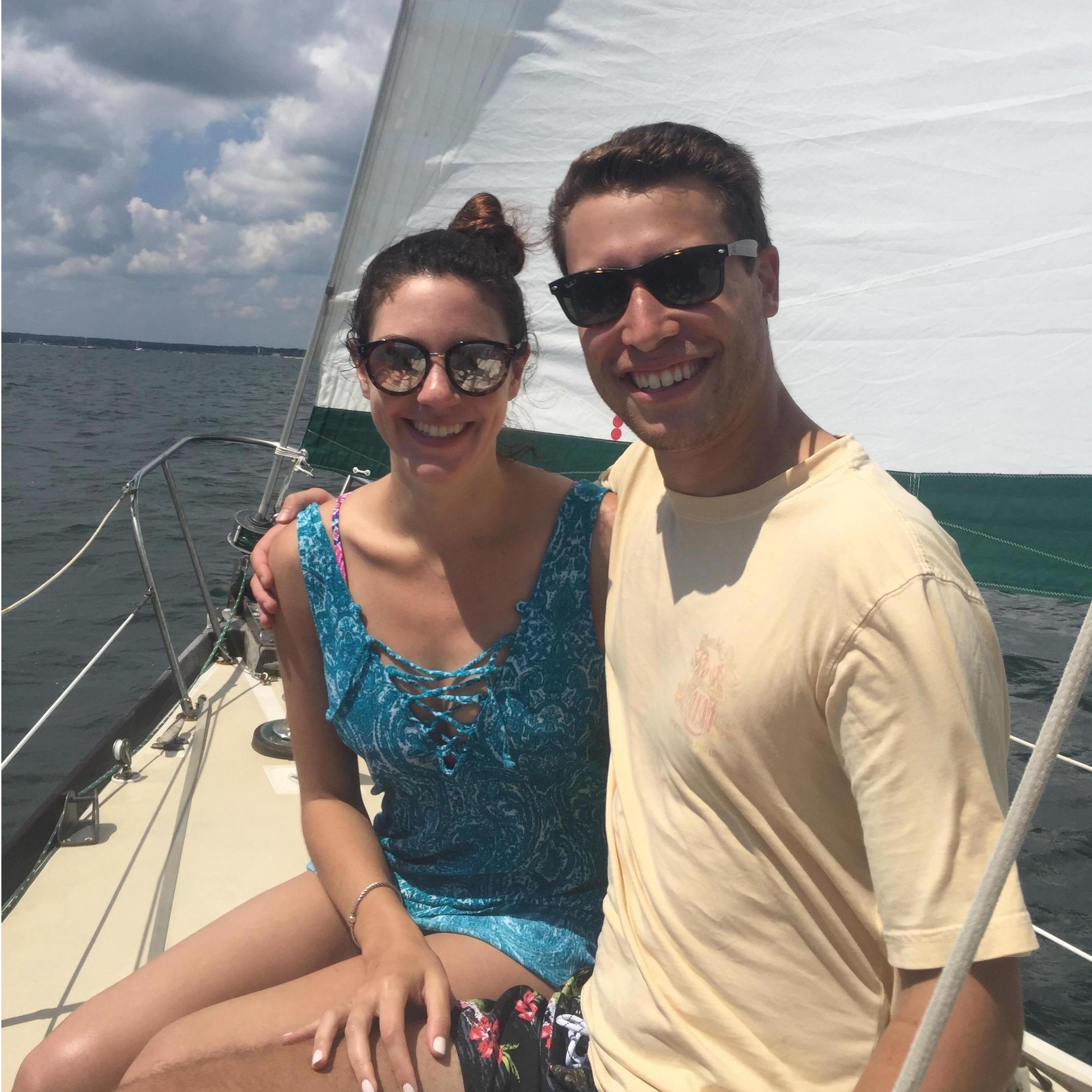 Sailing on Nate's family boat
Summer 2016