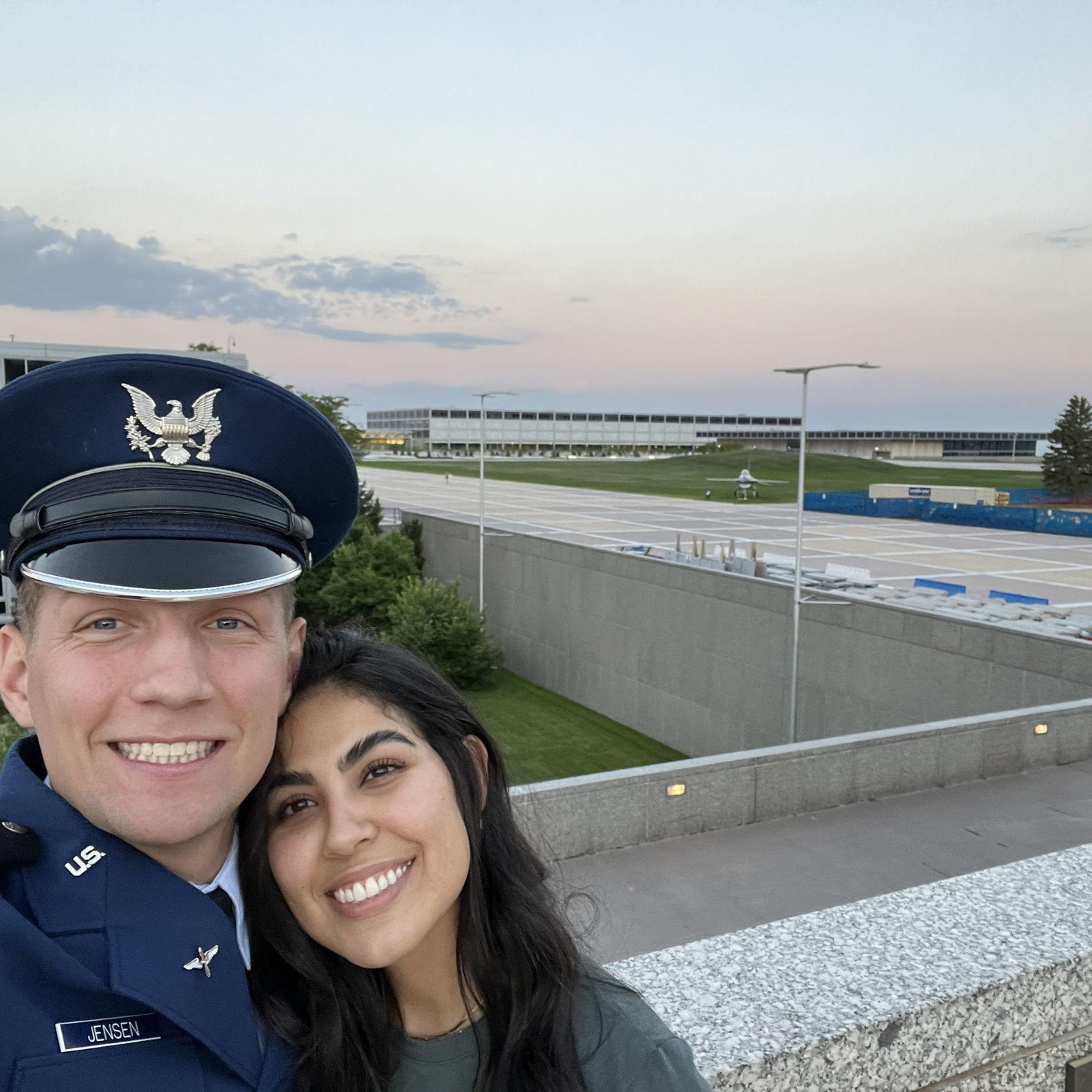 Marcela's first visit to the Academy
