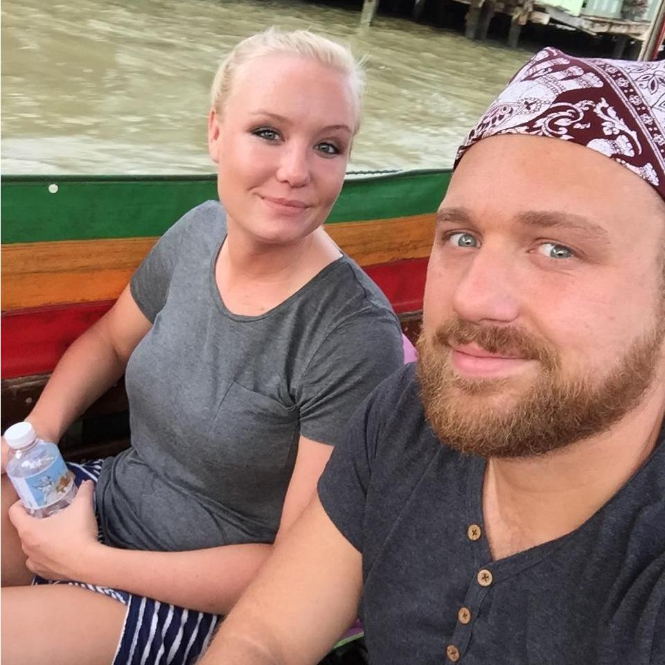 The Floating Markets in Bangkok, Thailand.