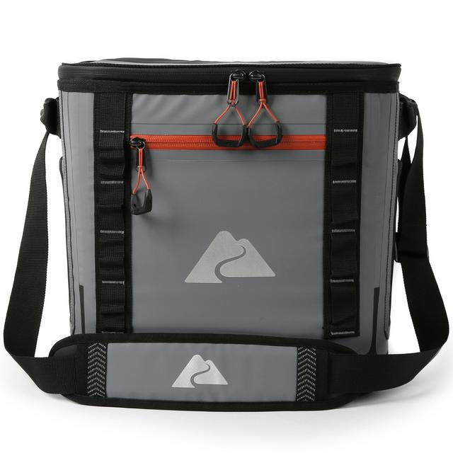 Ozark Trail 24 Can Welded Cooler, Hard Liner Cooler with Microban®, Gray