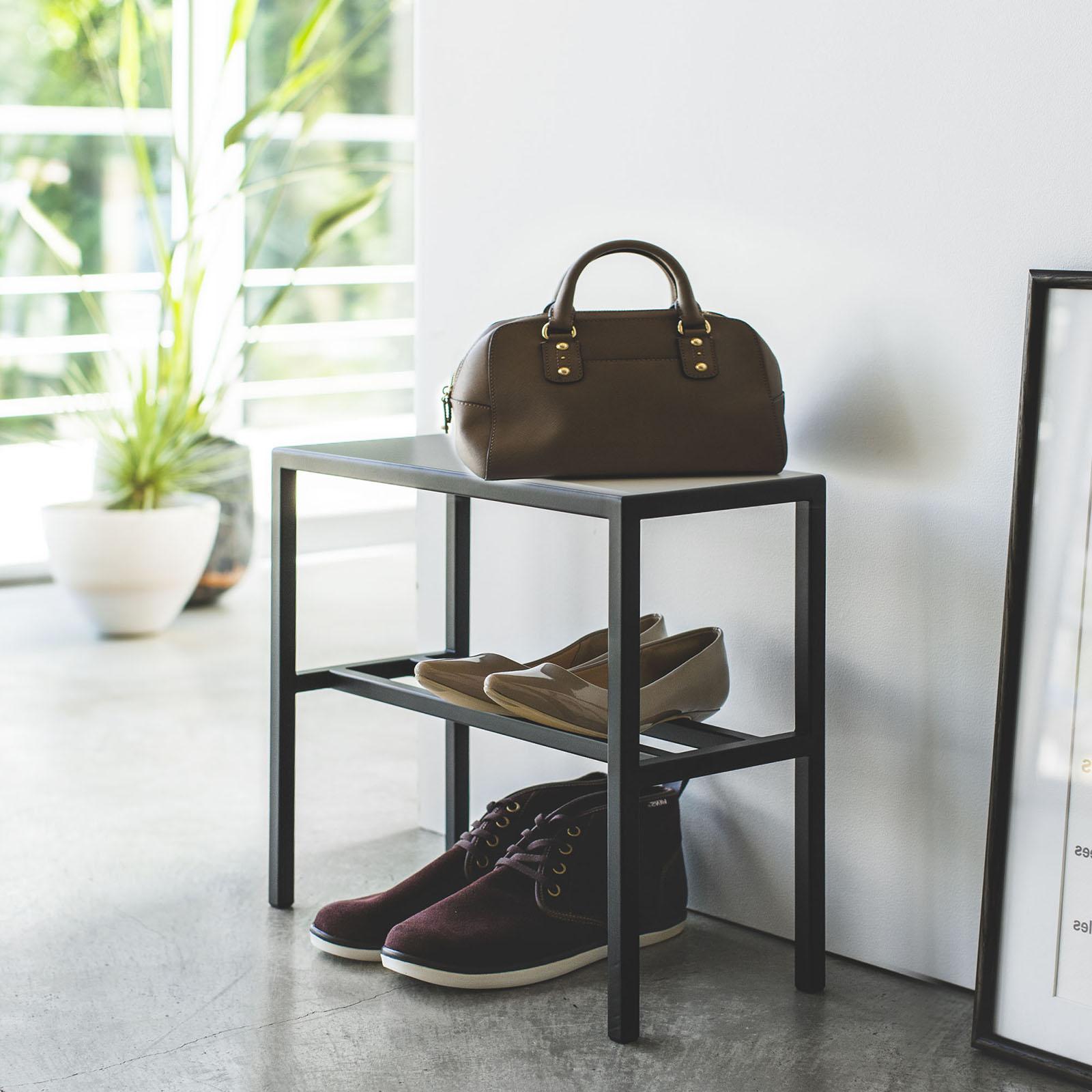 Yamazaki Rolling Shoe Organizer - Best Stylish Under Bed Shoe Storage