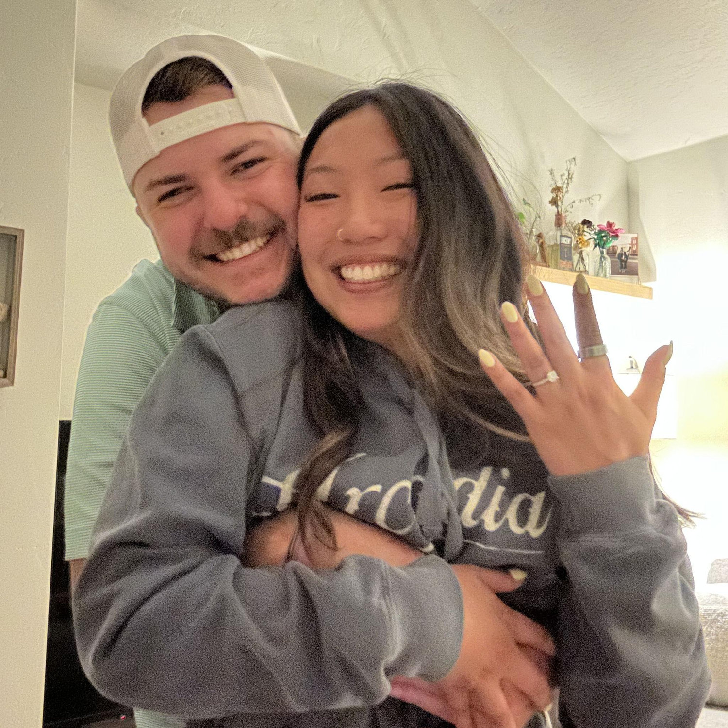 The night we got engaged <3