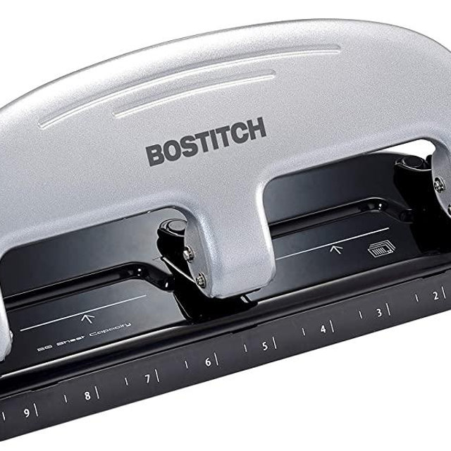 Bostitch EZ Squeeze™ 20 Three-Hole Punch