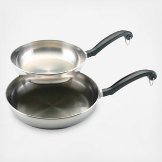 Classic Stainless 2-Piece Skillet Set