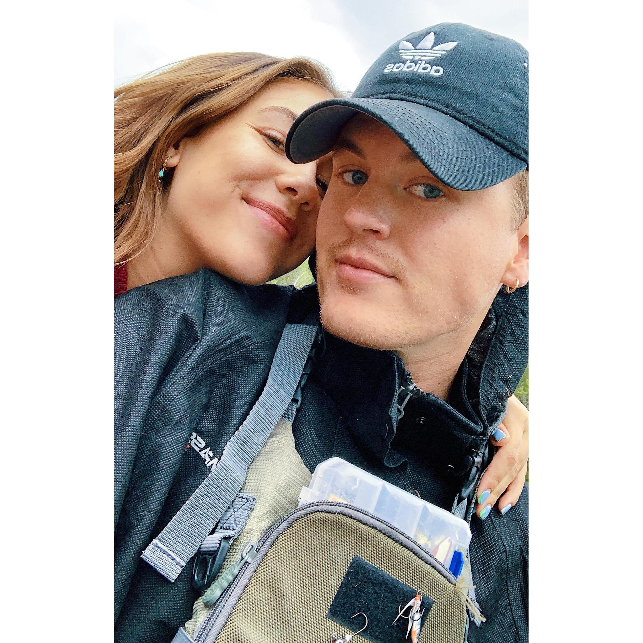 05/02/19 - they took lots of fishing selfies